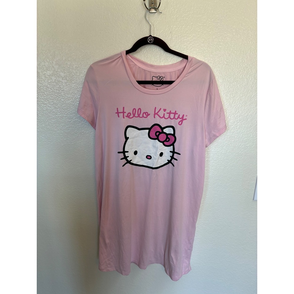 Sanrio Hello Kitty Pink Sleep Shirt Nightgown Short Sleeve sold not available